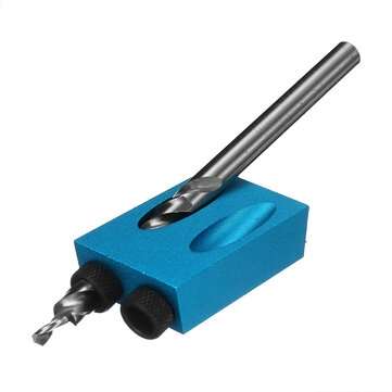 17pcs 15 Degree Pocket Hole Screw Jig Dowel Drill Set Carpenters Wood Joint Tool kit