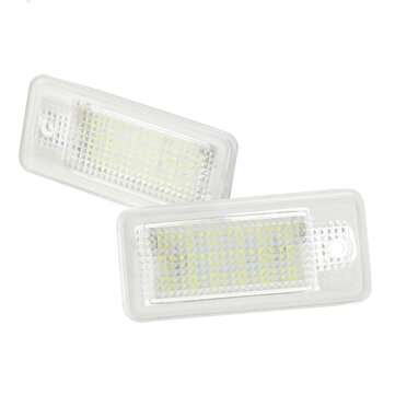 18 LED License Number Plate Light Lamp For Audi A3 A4 A6 A8 B6 B7 S3 Q7 RS4 RS6