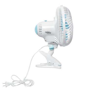 180 Adjustable Desktop Table Electric Fan High Speed Clip On Cooling Fan AC 240V