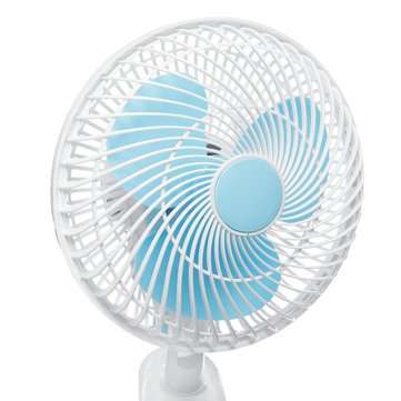 180 Adjustable Desktop Table Electric Fan High Speed Clip On Cooling Fan AC 240V