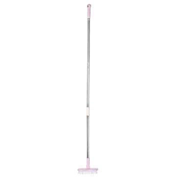 180  Rotation 87-120cm Adjustable Room Wall Floors Cleaning Scrub Bathtub Tile L... (COLOR.: PINK)