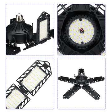 18000LM E26/E27 LED Garage WorkShop Light Home Ceiling Fixture Deformable Lamps