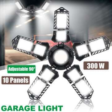 18000LM E26/E27 LED Garage WorkShop Light Home Ceiling Fixture Deformable Lamps