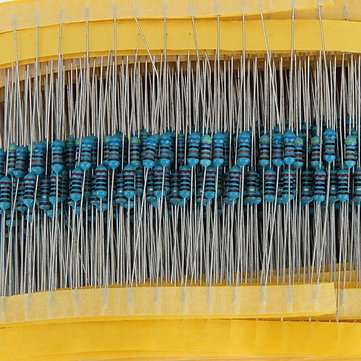 1800pcs 30 Kinds Value 1% 1/4W Metal Film Resistor Assorted Kit 60pcs Each Value