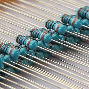 1800pcs 30 Kinds Value 1% 1/4W Metal Film Resistor Assorted Kit 60pcs Each Value