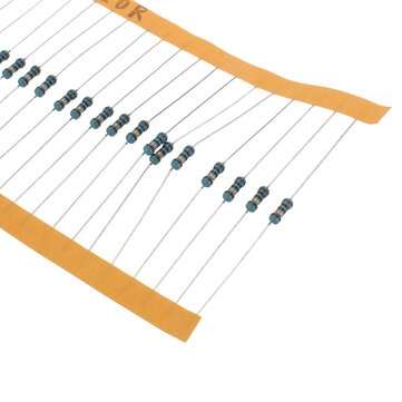 1800pcs 30Values Each 60pcs 1% 1/4 W Resistor Pack Set Metal Film Resistor Kit Use Colored Ring Resi