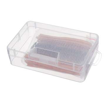 1800pcs 30Values Each 60pcs 1% 1/4 W Resistor Pack Set Metal Film Resistor Kit Use Colored Ring Resi