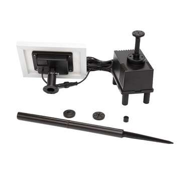 180L/H Solar Fountain Pump Kit Free Standing 2W Solar Panel Submersible Water Pump Pond Fish Tank Bi