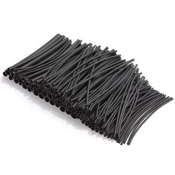 180pcs Assortment 2:1 Heat Shrink Tubing Tube Kit Sleeving Wrap 6 Size