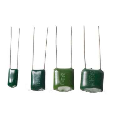 180pcs 18value*10pcs Polyester Film Capacitor Assorted Kit Contains 2A104J 2A332J 2A472J 2A103J 2A33