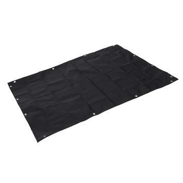 180x120cm Black Truck Cargo Cover Trailer Car Rear Shade Heavy Duty Protect Waterproof