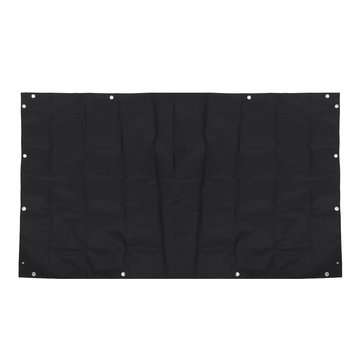 180x120cm Black Truck Cargo Cover Trailer Car Rear Shade Heavy Duty Protect Waterproof