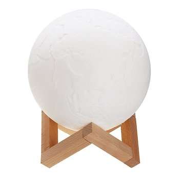 18cm 3D Earth Lamp USB Rechargeable Touch Sensor Color Changing LED Night Light Gift  DC5V