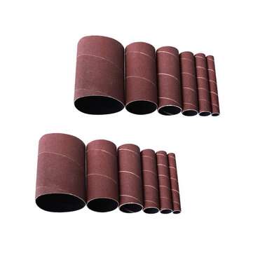 18pcs 80/120/240 Grits Aluminum Oxide Sanding Belts Spindle Sanding Sleeves for 4x24inch Belt Sander