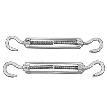 18pcs Rhombus Pad Eye Turnbuckle Snap Hook Self-Tapping Screw Accessories for Triangle Shade Sail
