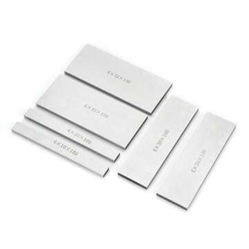 18pcs Metric 4mm Thick Parallel Base Set Machine Tool Parallel Pad Block Vises Parallel Iron Plate 1