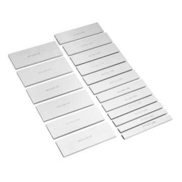 18pcs Metric 4mm Thick Parallel Base Set Machine Tool Parallel Pad Block Vises Parallel Iron Plate 1