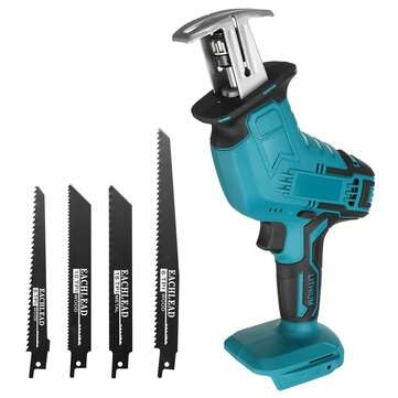 18V 10mm Coedless Electric Reciprocating Saw Variable Speed Metal Wood Cutting Tool Ele... (TYPE: A)