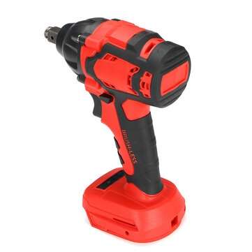 18V 520N.m. Cordless Impact Wrench Li-Ion Battery Brushless Wrench Driver 1/2Inch Electric Wrench Re