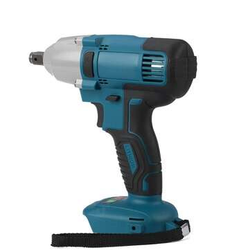 18V 480N.m. Li-Ion Cordless Impact Wrench Driver 1/2`` Brushed Electric Wrench Replacement for Makit