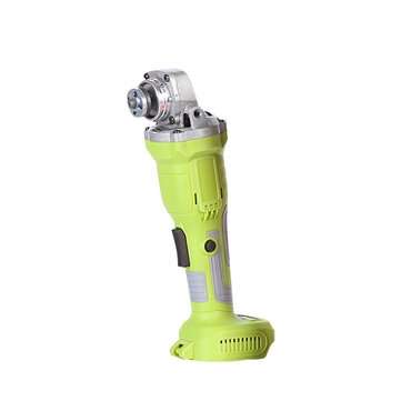 18V 800W Lithium Battery Brushless Angle Grinder 100MM 11000RPM Rechargeable... (COLOR.: YELLOWGREY)