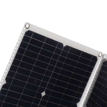 18V Mono Solar Panel Single USB 12V/5V DC Monocrystalline Flexible Solar Charger For 60W System Car