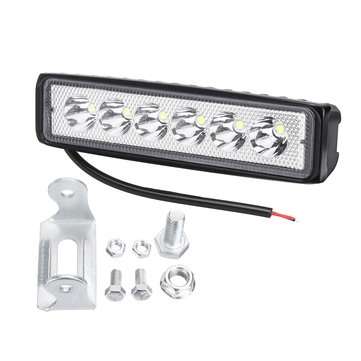 18W Car LED Spot Work Light Fog Lamp 6000K White IP65 Waterproof For 12/24V Off-road Truck ATV Boat
