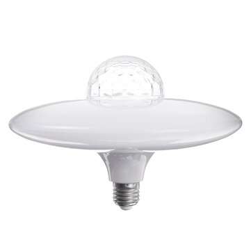 18W E27 bluetooth RGB LED Light Bulb UFO Music Garage Lamp Remote Control KTV Party Lighting 85-265V