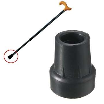 19mm Black Rubber Crutch Skid Mat Tables Chairs Mats