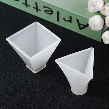 19PCS DIY Resin Casting Molds Silicone Jewelry Pendant Craft Making Mould Tool