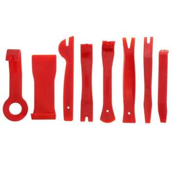 19Pcs Trim Removal Pry Tool Molding Kit Panel Door Dash Interior Clip Set