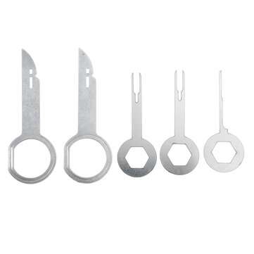 19Pcs Trim Removal Pry Tool Molding Kit Panel Door Dash Interior Clip Set
