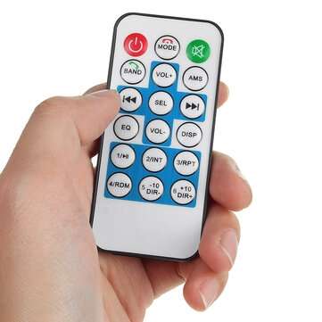 1DIN 12V Car MP3 Player FM Radio bluetooth Hands-free calls USB AUX TF SD Card Remote Control Chargi