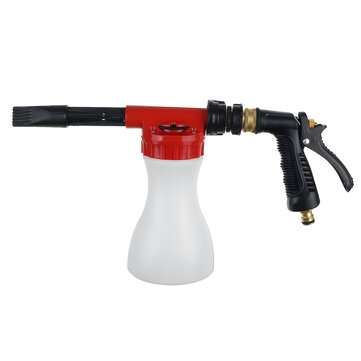 1L Car Foam Lance Hose Pipe Lance Pressure Soap Water Wash Sprayer Cleaning (COLOR.: RED)
