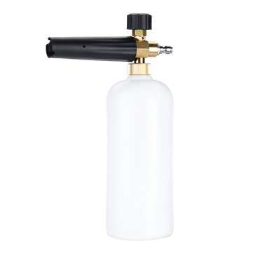 1L Lance Foam Spray Tool Soap Cannon For High Pressure Washer w/5x Nozzles
