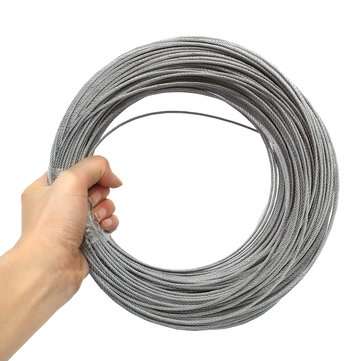 1mm Stainless Steel Wire Rope Tensile Diameter Structure Cable  (SIZE: 100)