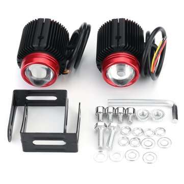 1Pair 20W 9-30V IP65 6500K LED Work Light Spotlight Driving Fog Lamp for Off-road Tr... (COLOR: RED)