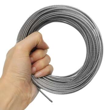 1mm Stainless Steel Wire Rope Tensile Diameter Structure Cable  (SIZE: 25)