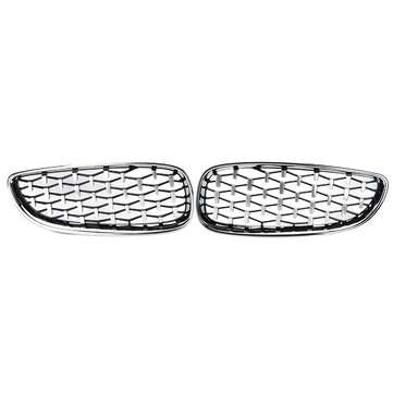 1Pair Car Decoration Front Bumper Diamond Grille Grill For BMW Z4 E89 2009-2016