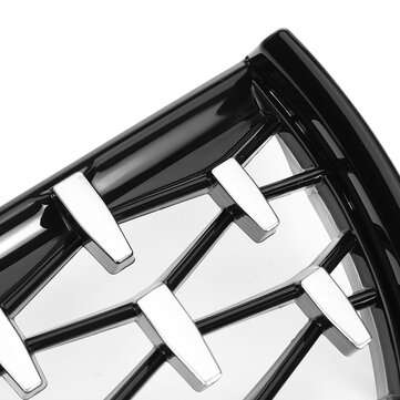 1Pair Front Kidney Grill Grilles Diamond Mesh Upper Hood Eyelids For BMW E90 E91