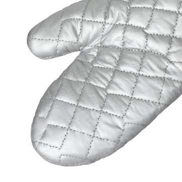 1Pair BBQ Oven Microwave Gloves Heat Resistant Cooking Glove 17 Inches Slicone Cloth Oven Mitts