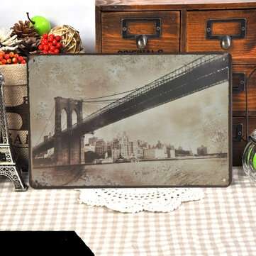 1pc 20 x 30 CM Vintage Cool Wall Decor Metal Painting Wall Hangings Retro Bars Cafe ... (COLOR.: 14)