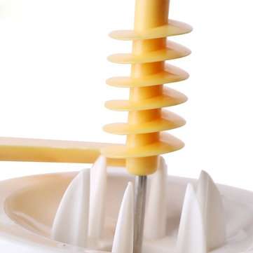 1pc 3 string Rotate Potato Slicer Stainless Steel And Plastic Twisted Potato Slice Cutter Spiral DIY