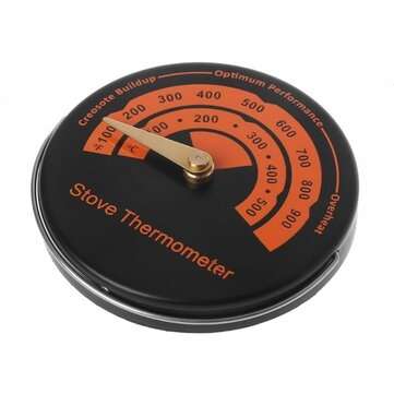 1PC Alloy Magnetic Stove Flue Pipe Thermometer Dropshipping Magnetic Wood Stove Thermometer Fireplac