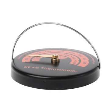 1PC Alloy Magnetic Stove Flue Pipe Thermometer Dropshipping Magnetic Wood Stove Thermometer Fireplac