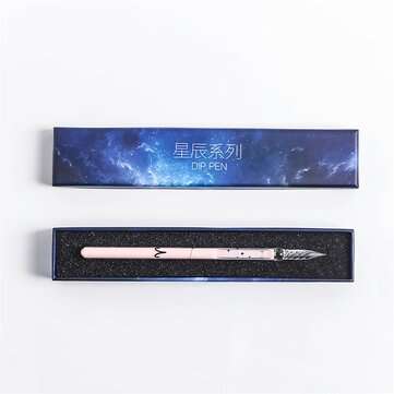 1pc Dip Pen 12 Constellation Glass Pen Student Stationery Business Office Writing Suppl... (TYPE: A)