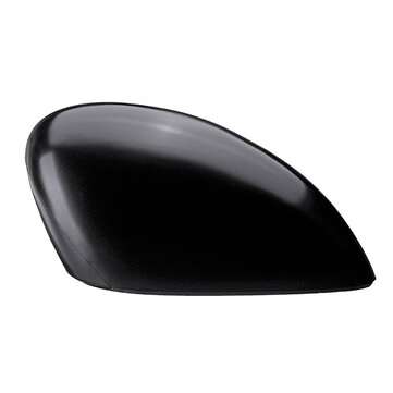 1PC Left/Right Matte Black Wing Door Rearview Mirror Cover For Ford Fiesta MK7 08-17 (TYPE: LEFT)