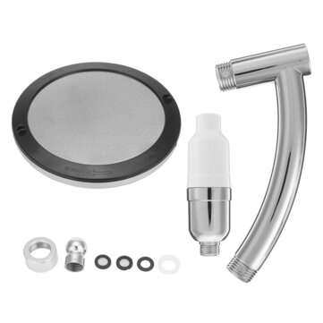 1PC High Pressure Large Shower Head Powerful Energy Bath Heads Chrome Water Saving Shower Hose