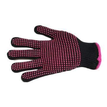 1pc PVC Dot Plastic Safety Protecting Glove Elastic Cuff Insulated Resistant High-temperature Glove