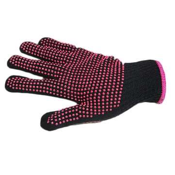 1pc PVC Dot Plastic Safety Protecting Glove Elastic Cuff Insulated Resistant High-temperature Glove